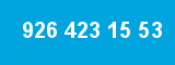 926 423 15 53 926 423 15 53